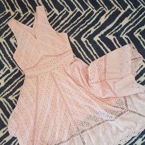 Pink Eyelet Dress